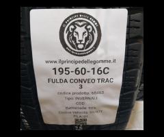 2 GOMME 195 60 16C FULDA A68463 - 2