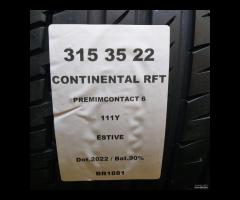 2 GOMME 315 35 22 CONTINENTAL RFT BR1881