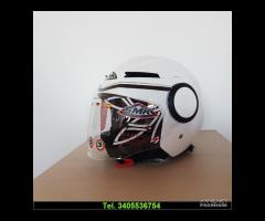 CASCO JET BIANCO OMOLOGATO PRONTA CONSEGNA - 1