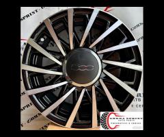 4 CERCHI IN LEGA ORIGINALI RAGGIO 15 FIAT 500