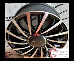 4 CERCHI IN LEGA ORIGINALI RAGGIO 15 FIAT 500