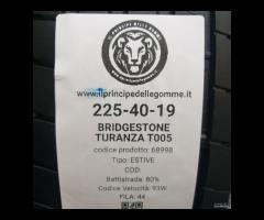 2 GOMME 225 40 19 BRIDGESTONE A68998