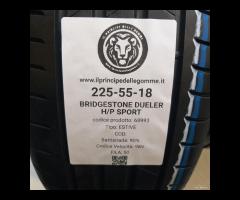 4 GOMME 225 55 18 BRIDGESTONE A68993