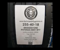 2 GOMME 255 40 18 BRIDGESTONE A68990 - 2