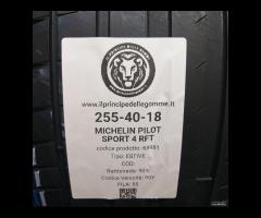 2 GOMME 255 40 18 MICHELIN A68981