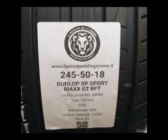 2 GOMME 245 50 18 DUNLOP A68980