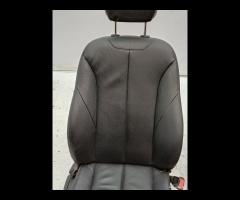 SET SEDILI IN PELLE NERA CUCITURA NERA BMW F20 201 - 7