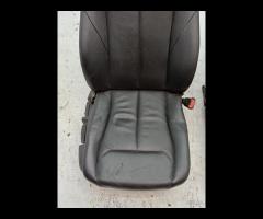 SET SEDILI IN PELLE NERA CUCITURA NERA BMW F20 201 - 8