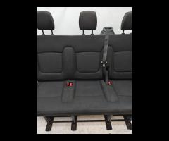 SEDILI POSTERIORE TESSUTO NERO RENAULT TRAFIC VIVA