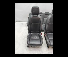 SET SEDILI IN PELLE NERO TRAFORATA JAGUAR XF X260 - 2