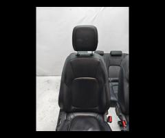 SET SEDILI IN PELLE NERO TRAFORATA JAGUAR XF X260 - 3