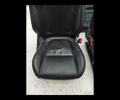 SET SEDILI IN PELLE NERO TRAFORATA JAGUAR XF X260 - 4