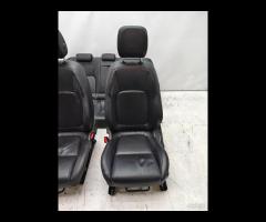 SET SEDILI IN PELLE NERO TRAFORATA JAGUAR XF X260 - 5