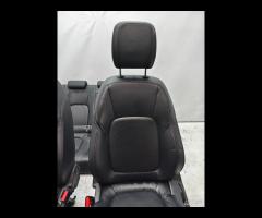 SET SEDILI IN PELLE NERO TRAFORATA JAGUAR XF X260 - 6