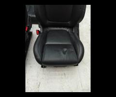 SET SEDILI IN PELLE NERO TRAFORATA JAGUAR XF X260 - 7