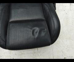 SET SEDILI IN PELLE NERO TRAFORATA JAGUAR XF X260 - 8