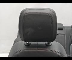 SET SEDILI IN PELLE NERO TRAFORATA JAGUAR XF X260 - 10