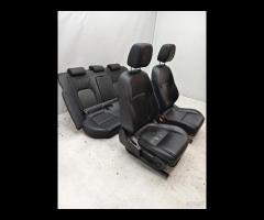 SET SEDILI IN PELLE NERO TRAFORATA JAGUAR XF X260 - 11