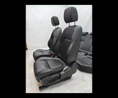 SET SEDILI IN PELLE NERO TRAFORATA JAGUAR XF X260 - 14