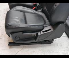 SET SEDILI IN PELLE NERO TRAFORATA JAGUAR XF X260 - 15