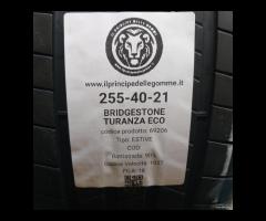2 GOMME 255 40 21 BRIDGESTONE A69206