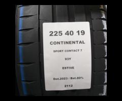 4 GOMME 225 40 19 E 255 35 19 CONTINENTAL A2112 - 9