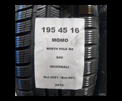 2 GOMME 195 45 16 MOMO A2070