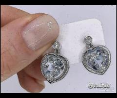 ORECCHINI ORO 18kt. DIAMANTI e CUORI