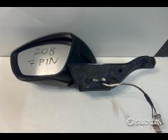 Specchietto retrovisore sx peugeot 208 2018 - 2