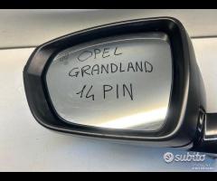 Specchietto retrovisore sx opel grandland x 14 pin - 4