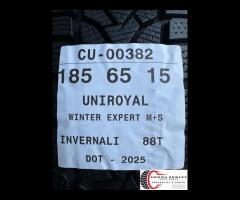2 PNEUMATICI 185/65 R15 UNIROYAL INVERNALI KM0 - 4