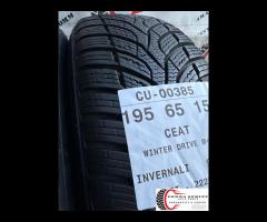2 PNEUMATICI 195/65 R15 CEAT INVERNALI 90% - 3