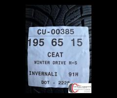 2 PNEUMATICI 195/65 R15 CEAT INVERNALI 90% - 5