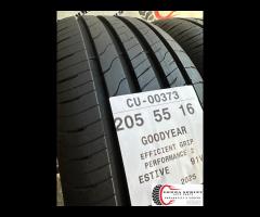 2 PNEUMATICI 205/55 R16 GOODYEAR ESTIVE SEMINUOVE - 3