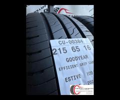 2 PNEUMATICI 215/65 R16C GOODYEAR ESTIVE SEMINUOVE