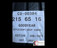 2 PNEUMATICI 215/65 R16C GOODYEAR ESTIVE SEMINUOVE