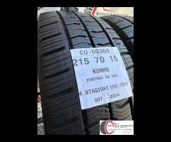 2 PNEUMATICI 215/70 R15C KUMHO 4 STAGIONI - 4