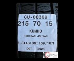 2 PNEUMATICI 215/70 R15C KUMHO 4 STAGIONI - 5