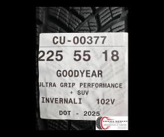 2 PNEUMATICI 225/55 R18 GOODYEAR INVERNALI 90%