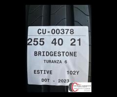 2 PNEUMATICI 255/40 R21 BRIDGESTONE ESTIVE 95%