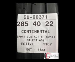 2 PNEUMATICI 285/40 R22 CONTINENTAL ESTIVE