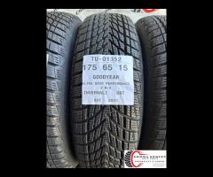 4 PNEUMATICI 175/65 R15 GOODYEAR INVERNALI 95%