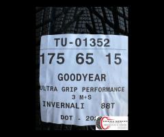4 PNEUMATICI 175/65 R15 GOODYEAR INVERNALI 95% - 10