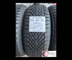 4 PNEUMATICI 195/55 R16 PIRELLI INVERNALI 90% - 2