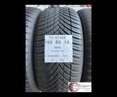 4 PNEUMATICI 195/55 R16 TOYO 4 STAGIONI 85%