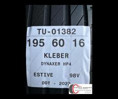 4 PNEUMATICI 195/60 R16 KLEBER ESTIVE - 9