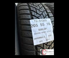 4 PNEUMATICI 205/55 R16 DUNLOP INVERNALI KM0 - 5