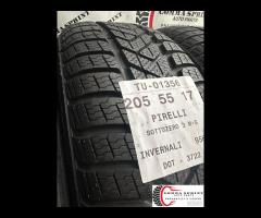 4 PNEUMATICI 205/55 R17 PIRELLI INVERNALI KM0 - 5