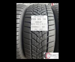4 PNEUMATICI 215/55 R18 DUNLOP INVERNALI SEMINUOVE - 2