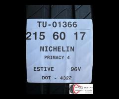 4 PNEUMATICI 215/60 R17 MICHELIN ESTIVE - 11